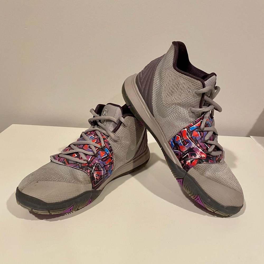 Nike Kyrie 5 BP Graffiti Basketball Sneakers boys